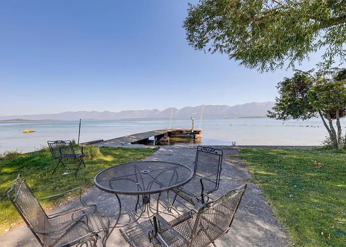 Hot Tub, Views & Private Dock: Polson Haven!